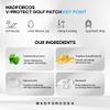 MADFORCOS V-Protect Golf Sunscreen Patch for Golf & Outdoor Sports  UV Protection, Hydrating & Cooling Face Patches | 10 Count (Small Size) view 2