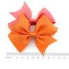 10 Pcs Colorful Alligator Clips Girls Cute Accessories Hair Clip V-Rib Swallowtail Ribbon Bow view 3