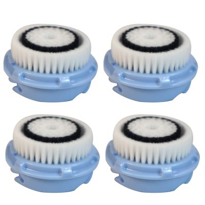 Clarisonic Delicate Facial Cleansing Brush Head Replacement, Compatible with Mia 1, Mia 2, Mia Fit, Smart Profile Uplift and Alpha Fit X, 4 Count
