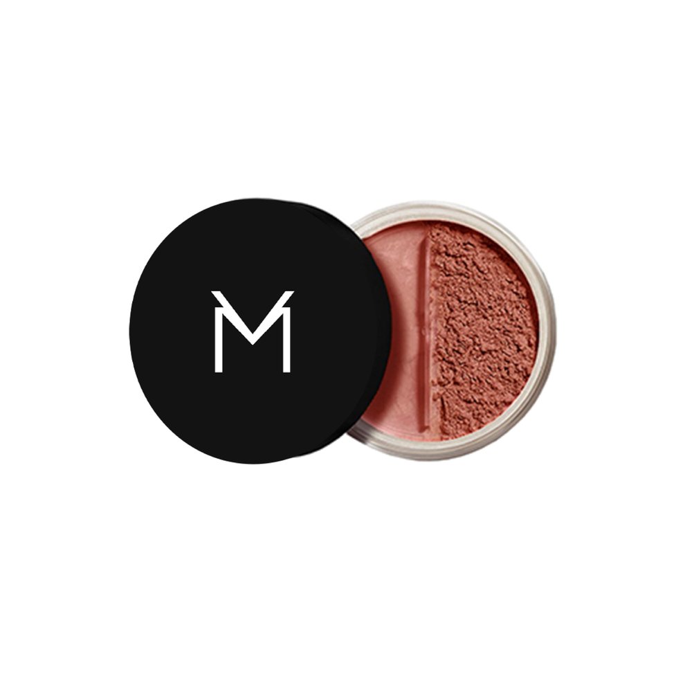 Voodoo Makeup Bougie Rougie Blush in Dusty Rose - Loose Powder Blush for Cheeks - 1 oz