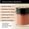 Voodoo Makeup Colour Art Loose Powder Eyeshadow in Cayenne - Buildable & Long Wearing Eye Shadow - Pigment Eyeshadow Infused with Coconut Oil - 0.8 oz view 2