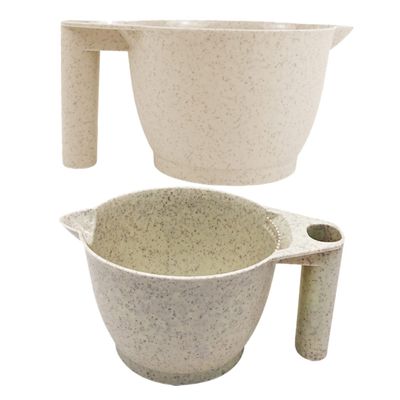 Mobestech Hair Tint Mixing Bowl 2 Pack PP with Ergonomic Handle