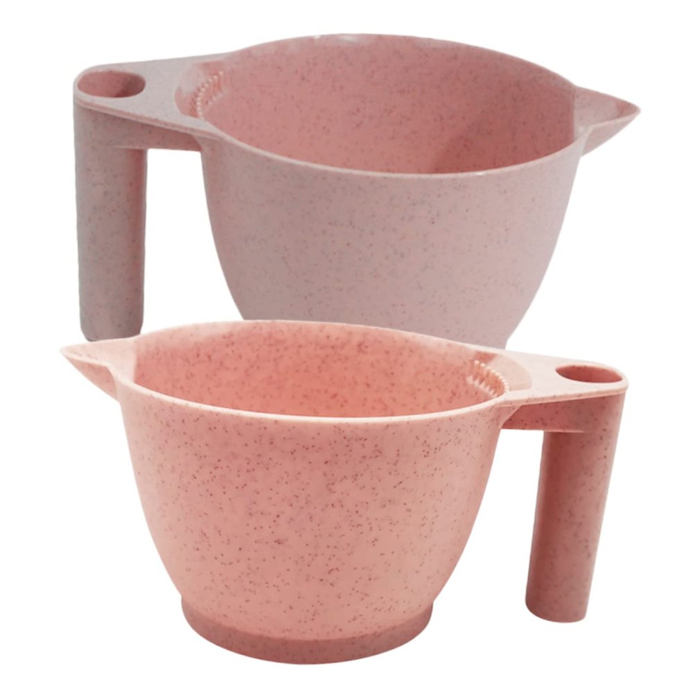 Mobestech Hair Dye Mixing Bowl Set 2pcs Tint Bowl Handles for Salon Professionals