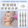 Yekavo Diamond Dermabrasion Tips Microdermabrasion Machine Accessories Dermabrasion Tool Microdermabrasion Replacements 9 Tips 3 Wands view 4