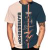 AOVL Personalized Name Barber Shirts Barber Shirt 3D for Men Custom Barber Shirt for Men Women Barber Shop Shirt Gift Barber (Barber 7) view 4
