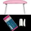 krofaue Nail Arm Rest and krofaue 500PCS Half Cover False Nails Tips with Box for Nail Tips Art Salons and Home DIY view 1