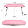 krofaue Nail Arm Rest and krofaue 500PCS Half Cover False Nails Tips with Box for Nail Tips Art Salons and Home DIY view 2