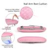 krofaue Nail Arm Rest and krofaue 500PCS Half Cover False Nails Tips with Box for Nail Tips Art Salons and Home DIY view 3