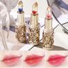 SWETIYOU Crystal Flower PH Lip Balm Color Changing Magic Lipstick Jelly Luxury Long Lasting Nutritious Gloss Clear pintalabios magicos, Blue Flower view 4