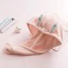 Microfiber Hair Towel Wrap for Women,Kids Cute Plush Ears Hair Towels for Wet Hair,Super Absorbent Quick Dry Hair Turban 2PC view 3