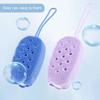 Soft Silicone Bath Brush/Double Sided Foaming Shower Sponge/Cleaning Body Massage Scrub Gloves for Kids/Baby Bath Tools 14 x 7.5 x 5 Multicolor Pack of 6 view 2