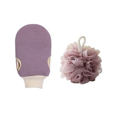 3Pcs Body Cleaning Washcloth Soft Brush Home Hotel Bathroom Shower Ball Back Scrubber Belt Exfoliating Skin Towel Bath Gloves (Color : EN1013-9)