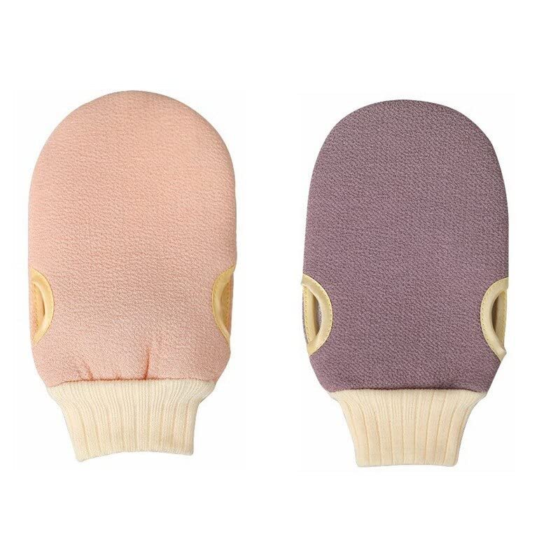 3Pcs Body Cleaning Washcloth Soft Brush Home Hotel Bathroom Shower Ball Back Scrubber Belt Exfoliating Skin Towel Bath Gloves (Color : EN1013-14)
