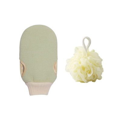 3Pcs Body Cleaning Washcloth Soft Brush Home Hotel Bathroom Shower Ball Back Scrubber Belt Exfoliating Skin Towel Bath Gloves (Color : EN1013-8)