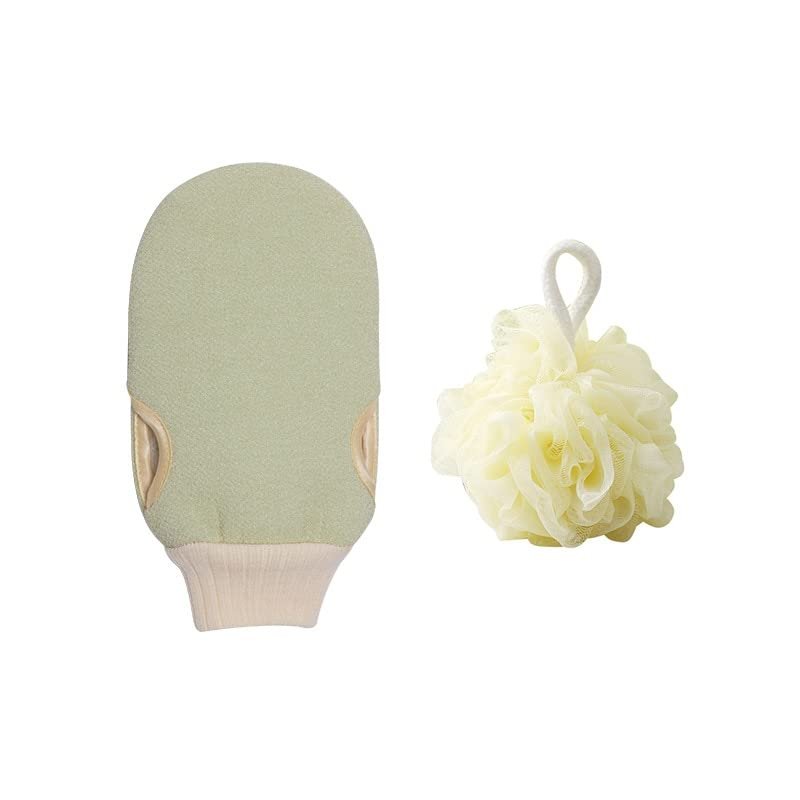 3Pcs Body Cleaning Washcloth Soft Brush Home Hotel Bathroom Shower Ball Back Scrubber Belt Exfoliating Skin Towel Bath Gloves (Color : EN1013-8)