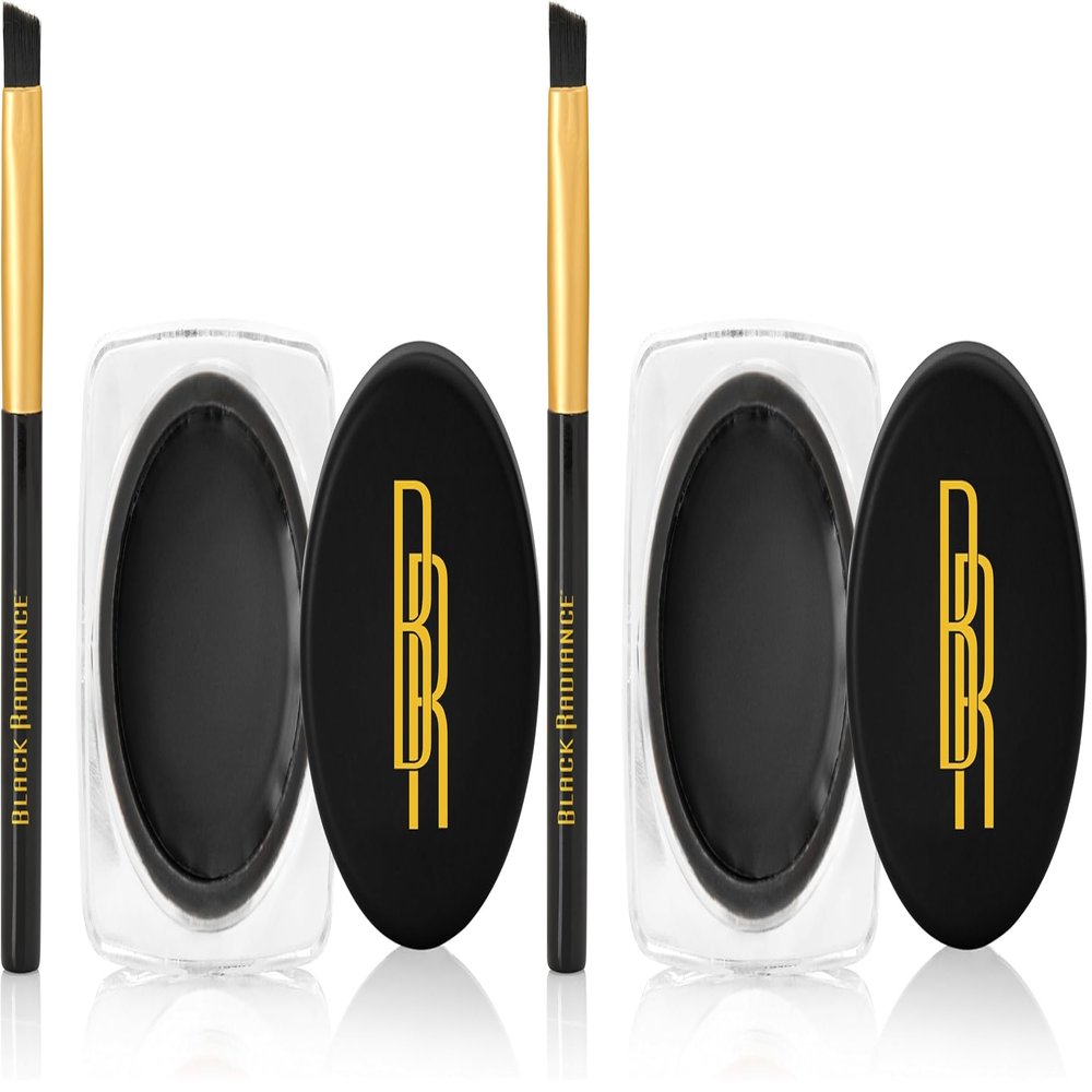 Black Radiance Continuous Creme Eyeliner, Classic Black, 0.18 Oz (Pack of 2)