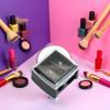 Eyeliner Sharpener Makeup Pencil Sharpener Pencil Sharpeners for Eyebrow Eyeliner Pencil Tool Dual Holes Eye Pencil Sharpener with Cover Portable Cosmetic Sharpener view 2
