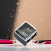 Eyeliner Sharpener Makeup Pencil Sharpener Pencil Sharpeners for Eyebrow Eyeliner Pencil Tool Dual Holes Eye Pencil Sharpener with Cover Portable Cosmetic Sharpener view 3