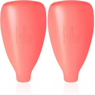 Billie 5-Blade Womens Razor Travel Case - Coral (Pack of 2)