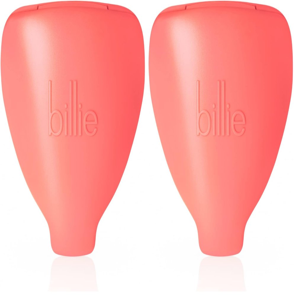 Billie 5-Blade Womens Razor Travel Case - Coral (Pack of 2)