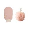 3Pcs Body Cleaning Washcloth Soft Brush Home Hotel Bathroom Shower Ball Back Scrubber Belt Exfoliating Skin Towel Bath Gloves (Color : EN1013-7) view 1