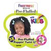 FreeTress Crochet Braids 3X Kids Pre-Fluffed Poppin' Twist 12" (pack of 1, 1B) view 4