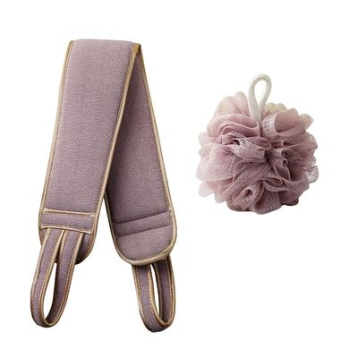 3Pcs Body Cleaning Washcloth Soft Brush Home Hotel Bathroom Shower Ball Back Scrubber Belt Exfoliating Skin Towel Bath Gloves (Color : EN1013-12)