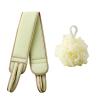 3Pcs Body Cleaning Washcloth Soft Brush Home Hotel Bathroom Shower Ball Back Scrubber Belt Exfoliating Skin Towel Bath Gloves (Color : EN1013-11) view 1