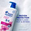 Head & Shoulders Anti-Dandruff Shampoo and Conditioner, Smooth & Silky 2-in-1 Twin Pack, 1% Pyrithione Zinc, Shampoo for Women, Healthy Frizz-Free Hair, 31.4 fl oz Each view 3