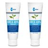 Globe (2 Pack Urea Cream 40% - (4 oz) Intensive Hydration for Dry and Cracked Heels, Feet, Hands, Elbows and Knees - Callus Remover for Women - Helps Athletes Foot - Foot Odor - Total 8 oz view 1