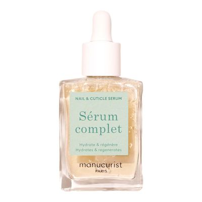 Manucurist - Complete Serum, Care for Damaged Nails and Cuticles, Hydrates and Regenerates Nails which Break Easily, Non-Greasy Gel Texture, Up to 86.5% Bio-sourced, Made in France, 0.5 fl oz