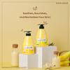 Kwailnara WELCOS Banana Milk Body Lotion & Body Wash Set  Moisturizing & Soothing Korean Skincare Set with Banana Extract, 560g / 19.75oz Each view 2