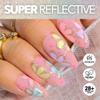 KIARA SKY Gel Polish DiamondFX Reflective Glitter Soak Off with Sparkle Diamond dust effect 0.5 fl oz, Hot Tropic (pink) view 2