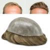 Hair Piece for Men Full Poly Skin Hair System for Men Toupee Human Hair Replacement System Mens Hairpieces Protesis Capilar 18# MEDIUM BLONDE 120% density 7x9 view 1