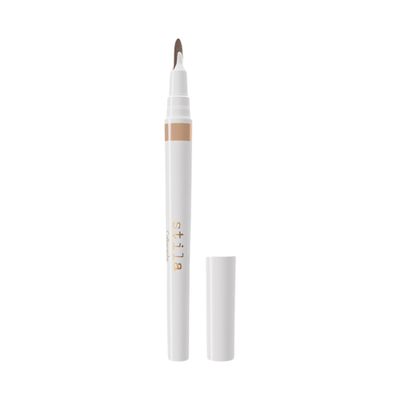 stila Calligraphy Lip Stain, Long-Lasting Tint, Moisturizing, Transfer-Proof, Lightweight, Sheer Buildable Color, Fades to a Natural Wash of Color, Hillary, .22 Fl. Oz.