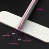 100 Packs 100/180 Grits Mini Nail Files and Buffers Double Sided Emery Boards Manicure Tool for Acrylic Nails, Nail Care view 2