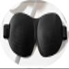 CUOREZ 3D Eye mask Sleep, Three-Dimensional Blackout Eye mask Sleep, Relieve Eye Fatigue, Eye Protection Eye mask, Nose Wing Model Does not Press The Eyes NoNoseWing-Black2pc view 1