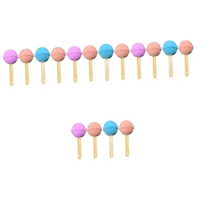 Healeved 16pcs Bath Sponges for Shower Women Scrubber for Body Washing Shower Sponges for Women for Bathing Newborn Long Handle Back Brush