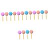 Healeved 16pcs Bath Sponges for Shower Women Scrubber for Body Washing Shower Sponges for Women for Bathing Newborn Long Handle Back Brush view 1