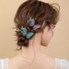 FOMIYES 4pcs Embroidered Butterfly Hair Clip Wedding Hair Pieces for Brides Korean Hair Clips Wedding Headpiece for Bride Barrettes for Women Butterflies Crystal Hairpins Girls Hairpin view 3