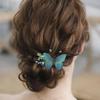 FOMIYES 4pcs Embroidered Butterfly Hair Clip Wedding Hair Pieces for Brides Korean Hair Clips Wedding Headpiece for Bride Barrettes for Women Butterflies Crystal Hairpins Girls Hairpin view 4
