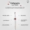 stila Calligraphy Lip Stain Long-Lasting Tint, Moisturizing, Transfer-Proof, Lightweight, Sheer Buildable Color, Fades to a Natural Wash of Color Malala, 22 Fl. Oz. view 3