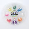6D Color Lashes, 1000 Premade Volume Fans, Eyelash Extension. Handmade! (D Curl, Mixed Color 9mm) view 2