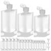 21Pcs Travel Pouches for Toiletries Travel Size with 3 Funnels Portable Containers Refillable Travel Accessories Shampoo Conditioner Lotion Soap Liquids(30ml/ /100ml) view 1