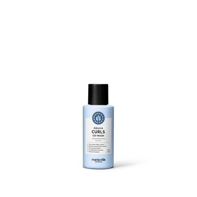 Maria Nila Coils & Curls Co-Wash, 3.4 Fl Oz, For Curly & Wavy Hair, Jojoba oil to Stay Hydrated while Washing, Shea butter for Curl Enhancement, 100% Vegan