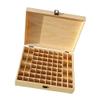 Duiaynke Wooden Cosmetic Case Oil Storage Box 68 Compartments Oil Storage Box for Nail Organizer Storage Organisation Boxes view 2