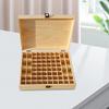 Duiaynke Wooden Cosmetic Case Oil Storage Box 68 Compartments Oil Storage Box for Nail Organizer Storage Organisation Boxes view 3