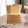 Duiaynke Wooden Cosmetic Case Oil Storage Box 68 Compartments Oil Storage Box for Nail Organizer Storage Organisation Boxes view 4