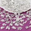 50pcs Luxury Nail Rhinestones Random Silver Nail Charms 3D Alloy Butterfly Nail Art Charms Metal Bowknot Bear Nail Gems Heart Star Flower Charms for Nails Mix Styles Nail Jewels for Nail Art Supplies view 4