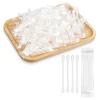 100 Pack Cotton Swabs, Individually Wrapped Cotton Swab, Individually Wrapped Double Tipped Paper Sticks for Ear, Make-up(4pcs per Bag, 100 Bags) view 1
